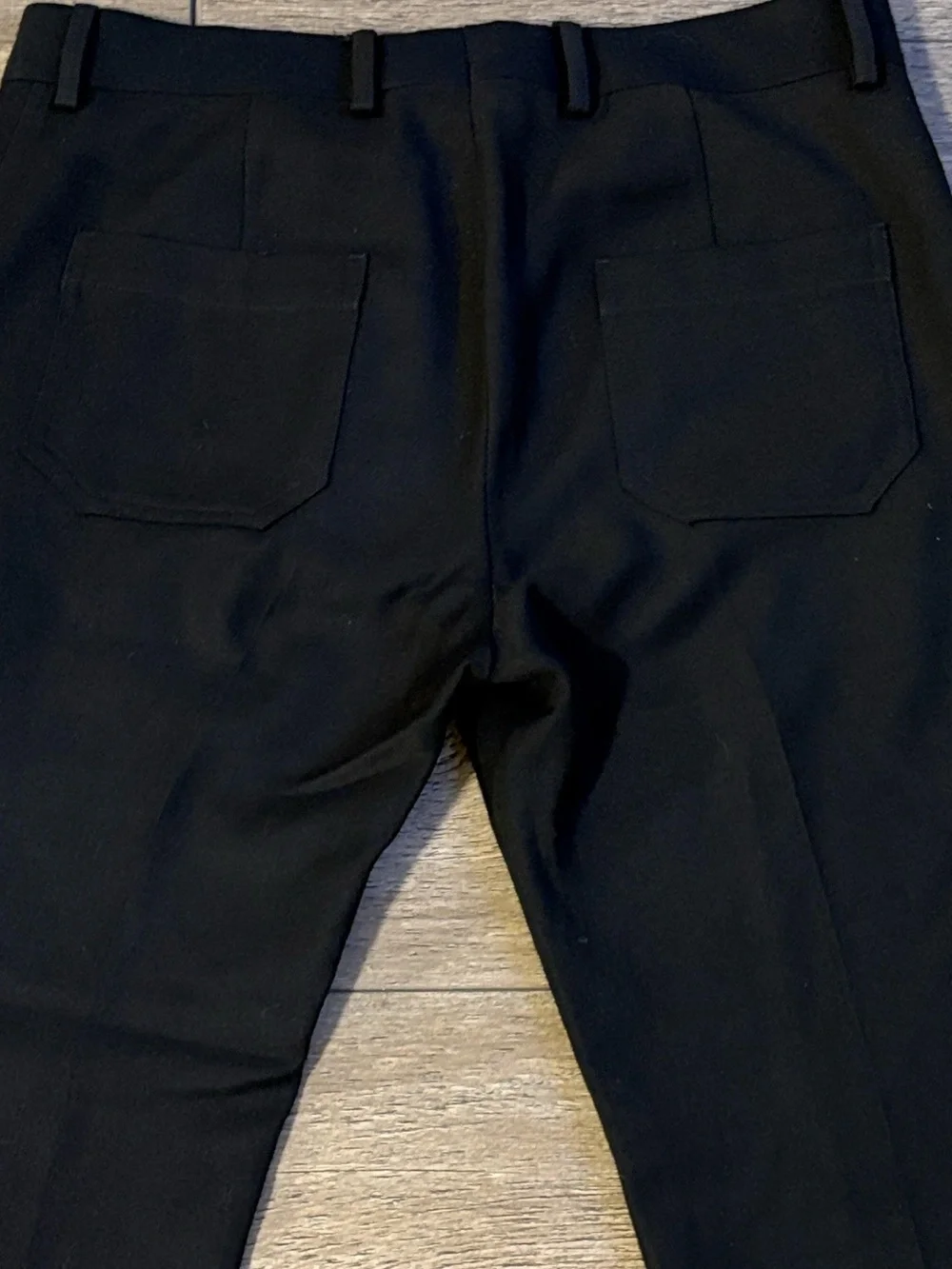 Costume National Homme Black Wool Tailored Dress Pants Made in Italy Size 50